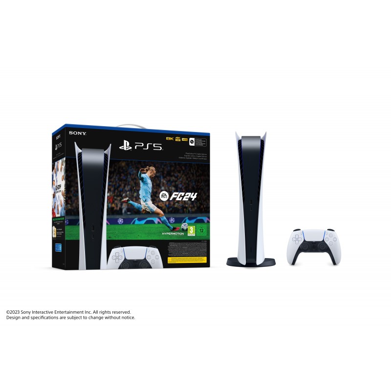 Sony 0711719575061 Console de jeu 825 Go Wifi Noir, Blanc