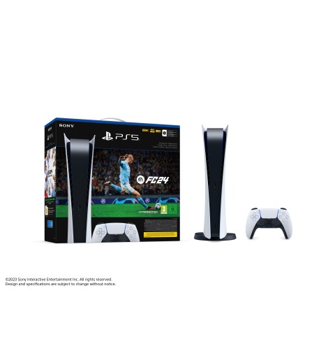 Sony 0711719575061 Console de jeu 825 Go Wifi Noir, Blanc