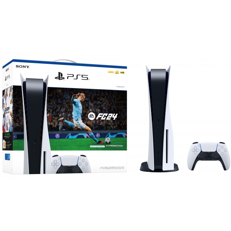 Sony PlayStation 5 – EA Sports FC 24 Bundle 825 GB Wi-Fi Black, White