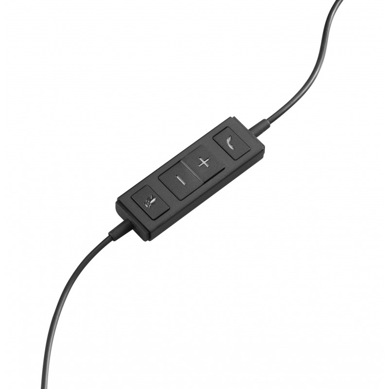 Logitech H570e Auricolare Cablato A Padiglione Ufficio USB tipo A Nero