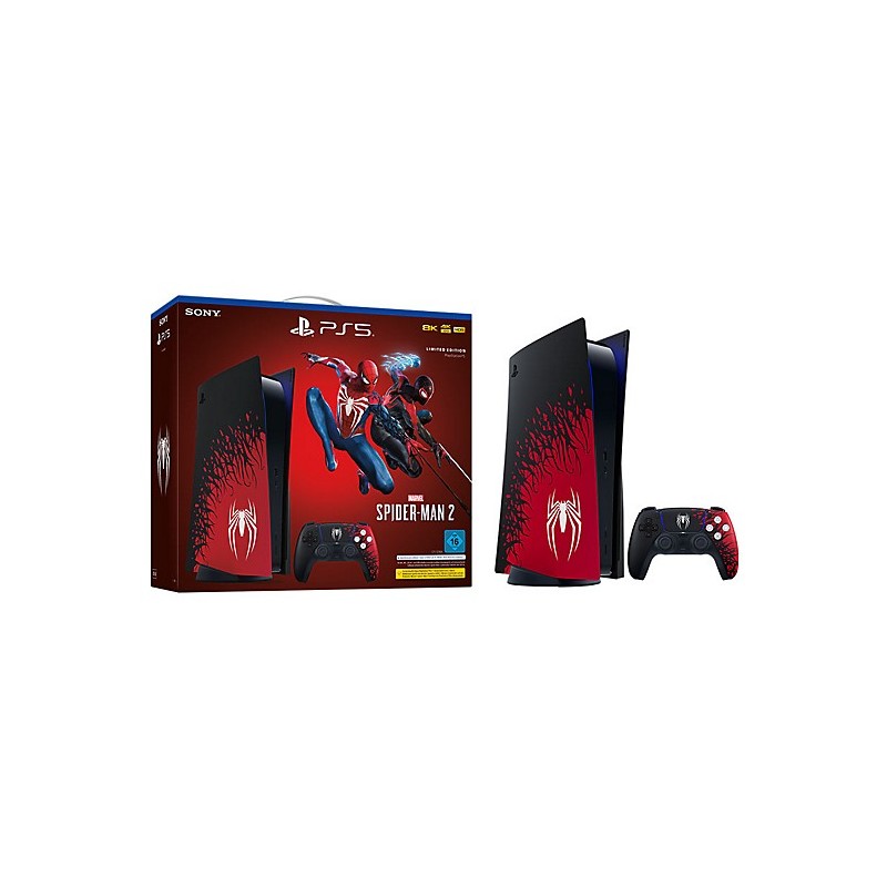 Sony PlayStation 5 - Marvel’s Spider-Man 2 Limited Edition Bundle 825 GB Wi-Fi Black, Red, White