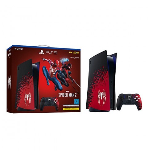 Sony PlayStation 5 - Marvel’s Spider-Man 2 Limited Edition Bundle 825 GB Wi-Fi Black, Red, White