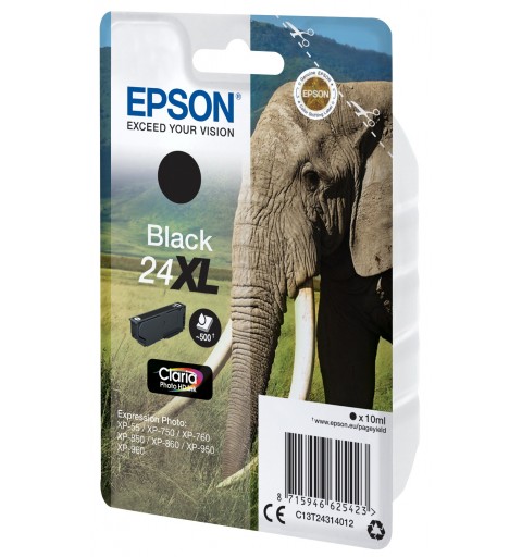 Epson Elephant Cartucho 24XL negro (etiqueta RF)