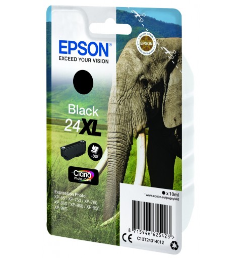 Epson Elephant Cartucho 24XL negro (etiqueta RF)