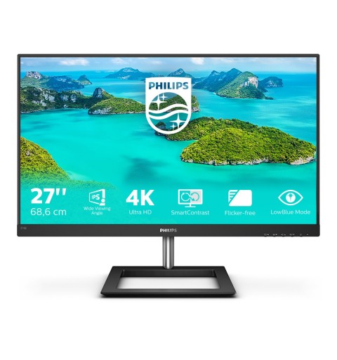 Philips E Line 278E1A 00 pantalla para PC 68,6 cm (27") 3840 x 2160 Pixeles 4K Ultra HD IPS Negro