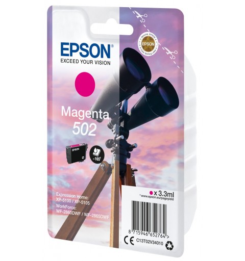 Epson Singlepack Magenta 502 Ink