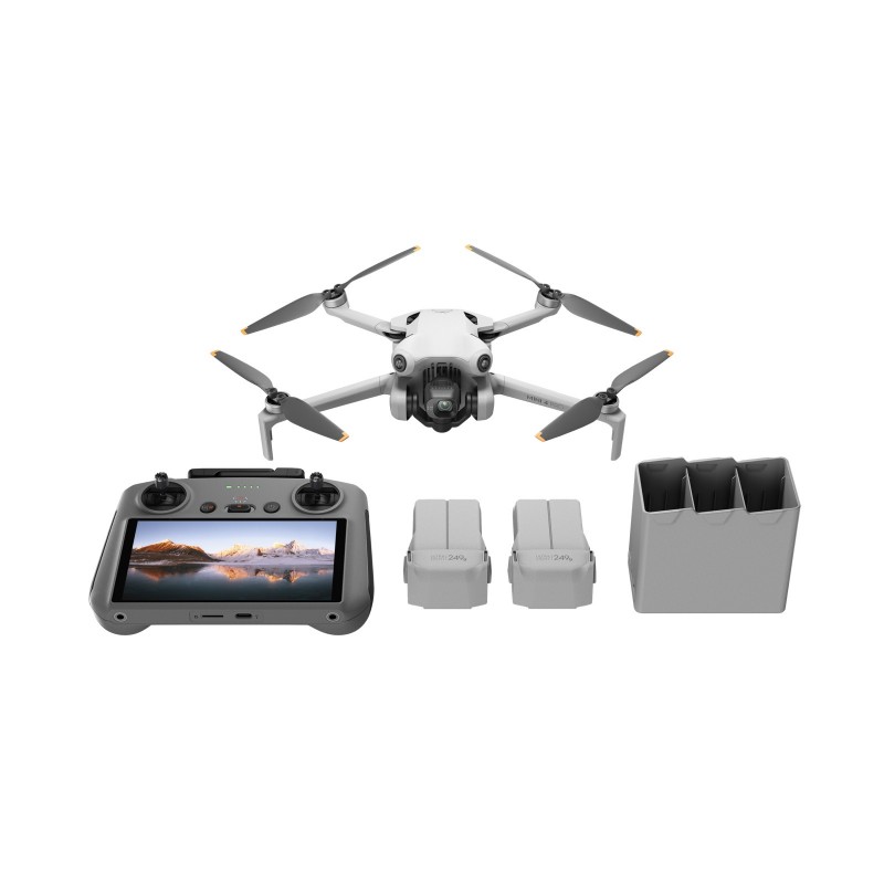 DJI Mini 4 Pro Fly More Combo (RC 2) 4 rotors Quadcopter 48 MP 3840 x 2160 pixels 2590 mAh Black, White