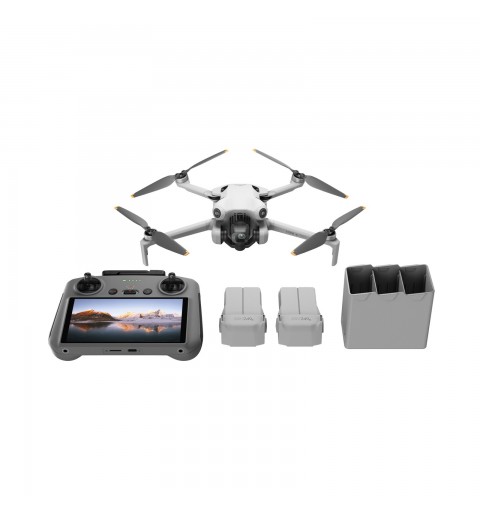 DJI Mini 4 Pro Fly More Combo (RC 2) 4 rotori Quadrirotore 48 MP 3840 x 2160 Pixel 2590 mAh Nero, Bianco