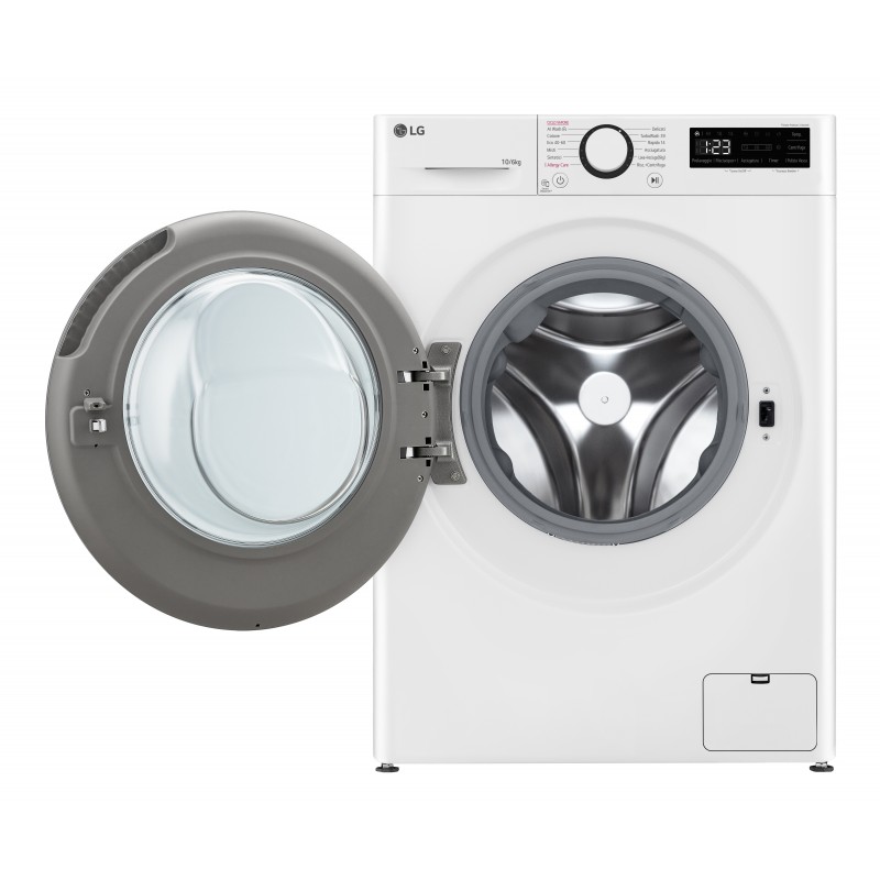 LG D4R5010TSWS washer dryer Freestanding Front-load White D