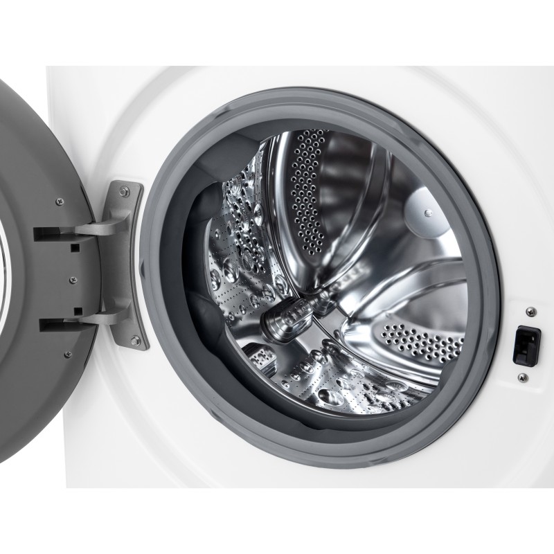 LG D4R5010TSWS machine à laver avec sèche linge Pose libre Charge avant Blanc D