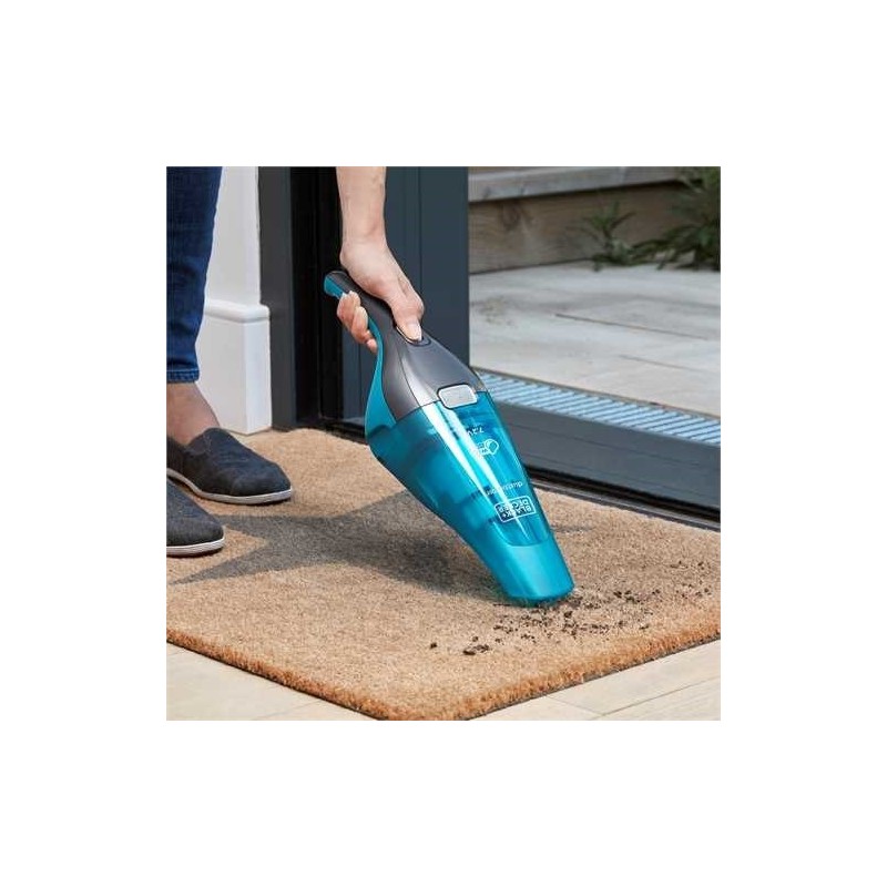 Black & Decker WDC215WA aspirapolvere senza filo Blu, Titanio Senza sacchetto