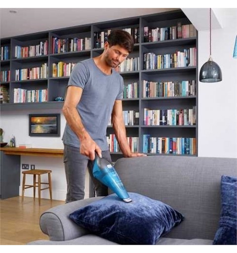 Black & Decker WDC215WA aspirateur de table Bleu, Titane Sans sac