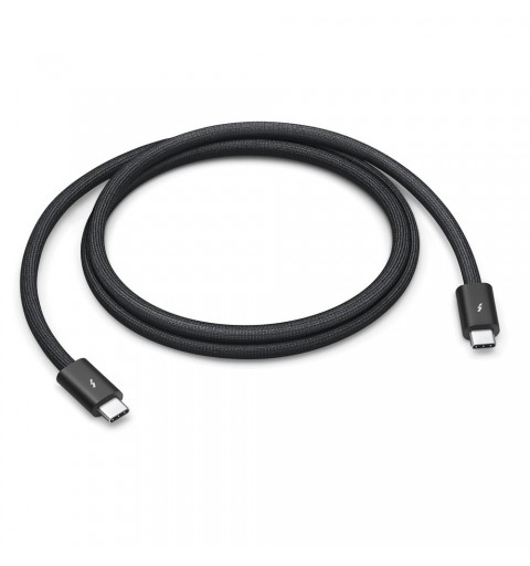 Apple MU883ZM A USB Kabel 1 m USB4 Gen 3x2 USB C Schwarz