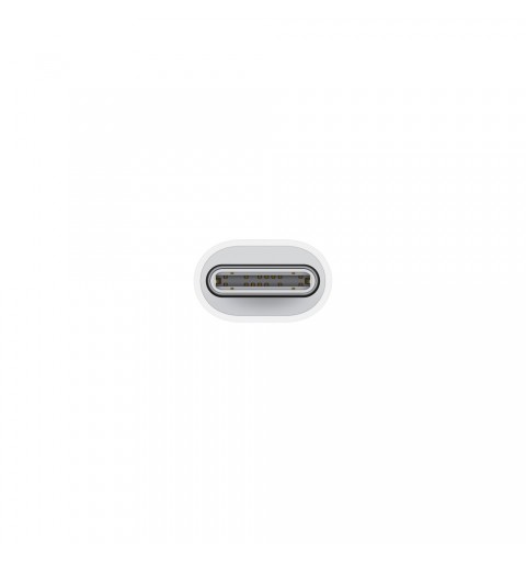 Apple MUQX3ZM A adattatore per inversione del genere dei cavi USB Type-C Lightning Bianco
