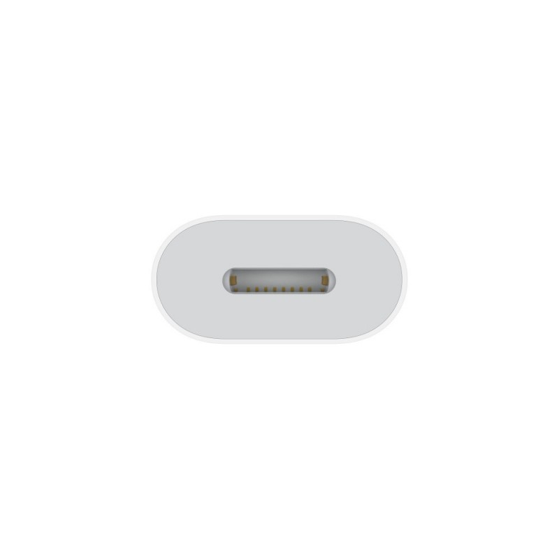 Apple MUQX3ZM A adattatore per inversione del genere dei cavi USB Type-C Lightning Bianco