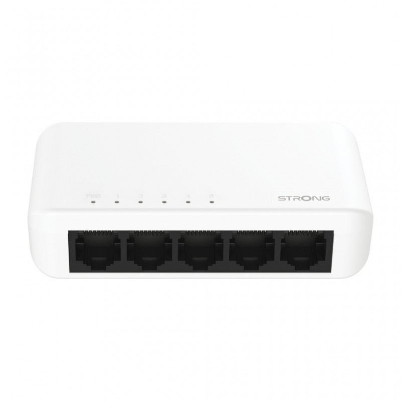 Strong SW5000P Netzwerk-Switch Gigabit Ethernet (10 100 1000) Weiß