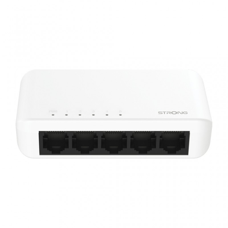 Strong SW5000P switch di rete Gigabit Ethernet (10 100 1000) Bianco