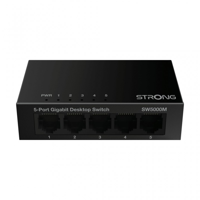 Strong SW5000M network switch Gigabit Ethernet (10 100 1000) Black