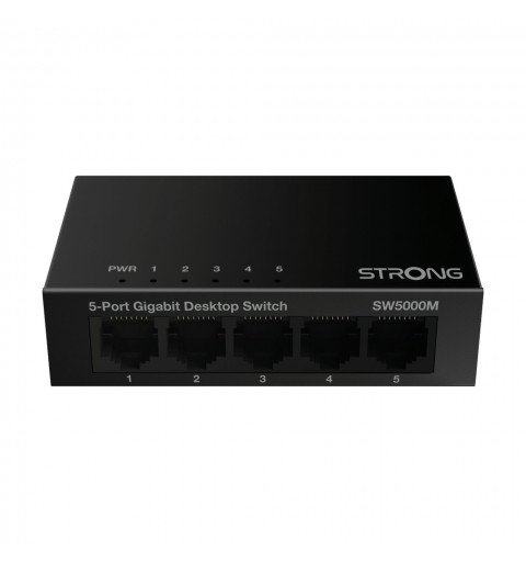 Strong SW5000M commutateur réseau Gigabit Ethernet (10 100 1000) Noir