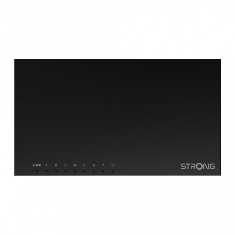 Strong SW8000M Netzwerk-Switch Gigabit Ethernet (10 100 1000) Schwarz