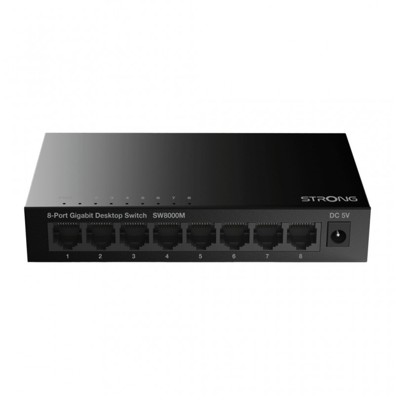 Strong SW8000M network switch Gigabit Ethernet (10 100 1000) Black