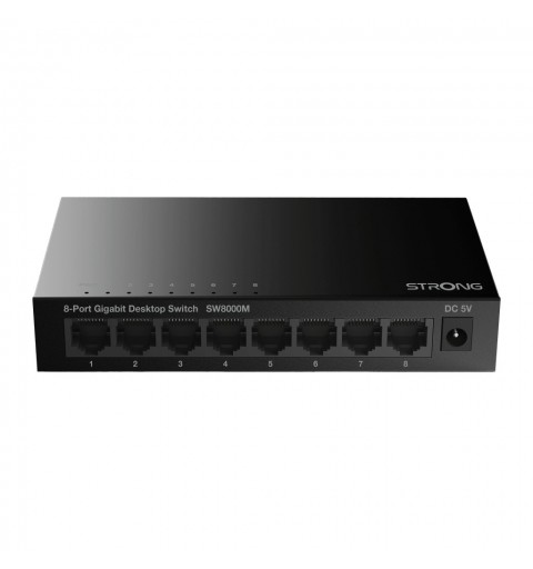 Strong SW8000M network switch Gigabit Ethernet (10 100 1000) Black