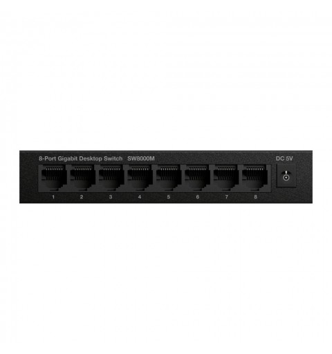 Strong SW8000M commutateur réseau Gigabit Ethernet (10 100 1000) Noir