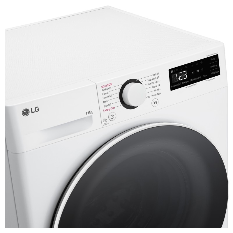 LG F4R5011TSWW washing machine Front-load 11 kg 1400 RPM White