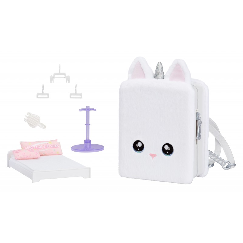 Na! Na! Na! Surprise 3-in-1 Backpack Bedroom Unicorn Playset- Whitney Sparkles