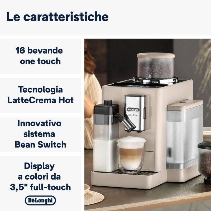 De’Longhi EXAM440.55.BG cafetera eléctrica Totalmente automática Máquina espresso 1,4 L