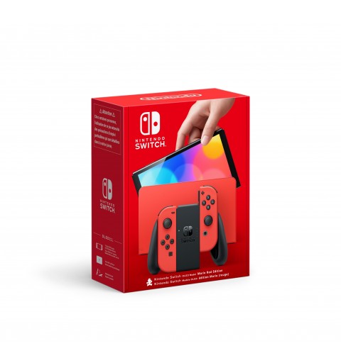 Nintendo Switch - OLED Model - Mario Red Edition console de jeux portables 17,8 cm (7") 64 Go Écran tactile Wifi Rouge