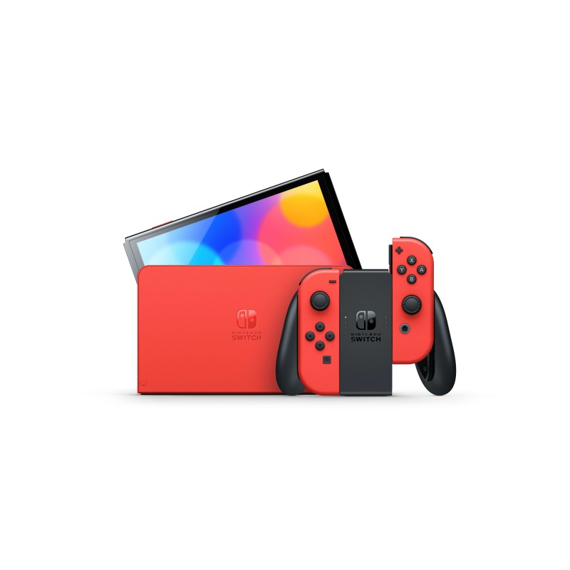 Nintendo Switch - OLED Model - Mario Red Edition console de jeux portables 17,8 cm (7") 64 Go Écran tactile Wifi Rouge