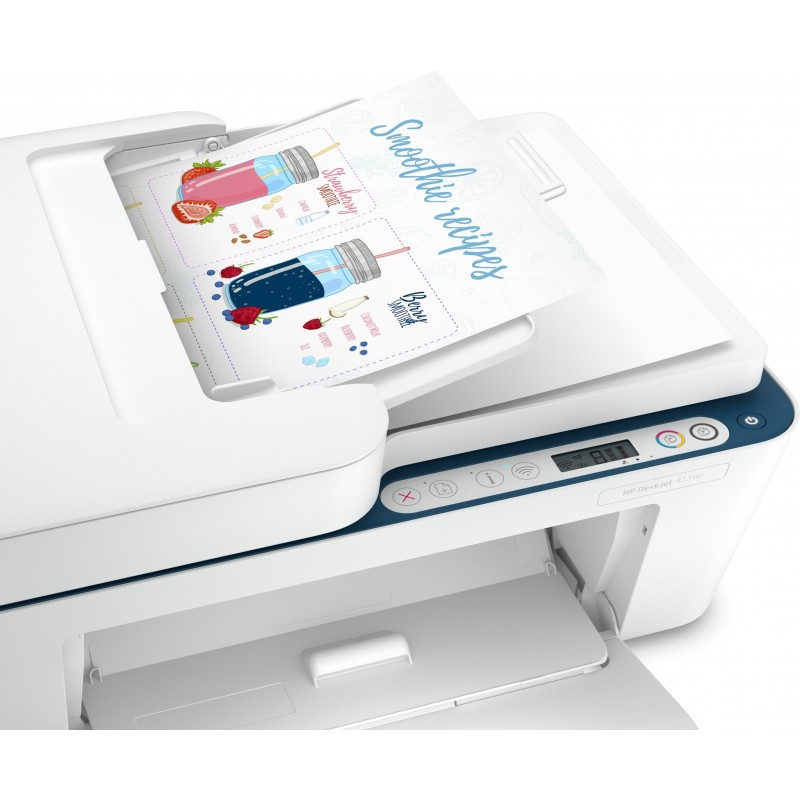 HP DeskJet Stampante multifunzione HP 4130e, Colore, Stampante per Casa, Stampa, copia, scansione, invio fax da mobile, HP+,