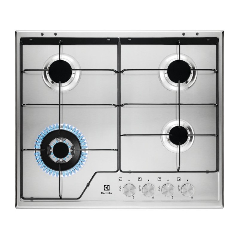 Electrolux KGS6434SX Edelstahl Integriert 59 cm Gaskochfeld 4 Zone(n)