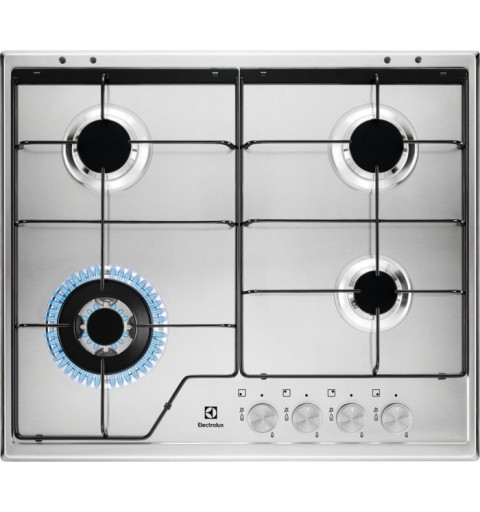 Electrolux KGS6434SX Acero inoxidable Integrado 59 cm Encimera de gas 4 zona(s)