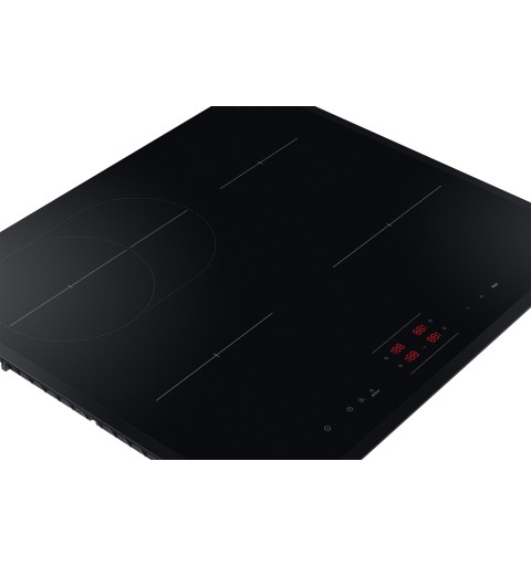 Samsung NZ64B4015KK Piano cottura a induzione 60cm Slim Fit Mini Flex Zone, 4 zone cottura Limitatore di potenza WiFi