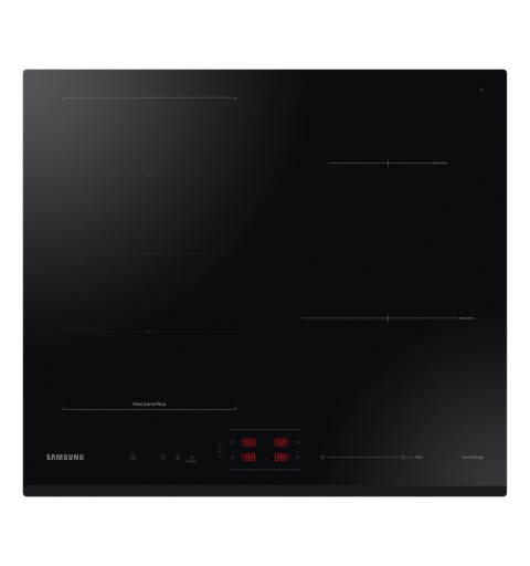Samsung NZ64B6056GK Noir Intégré 60 cm Plaque avec zone à induction 4 zone(s)