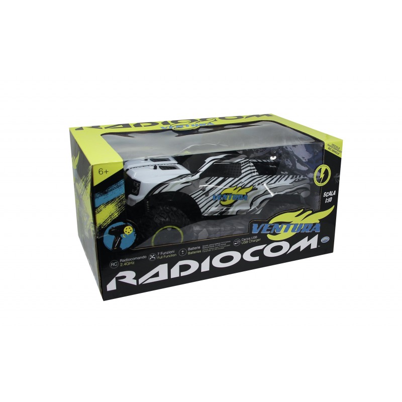 RADIOCOM VENTURA SC. 1 10 modelo controlado por radio Monster truck Motor eléctrico