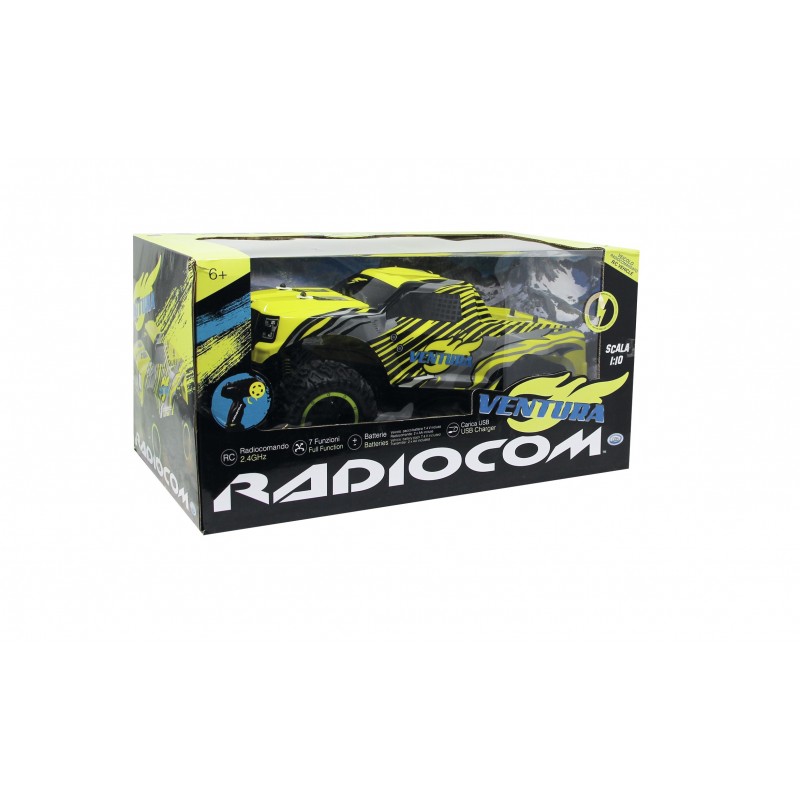 RADIOCOM VENTURA SC. 1 10 modelo controlado por radio Monster truck Motor eléctrico