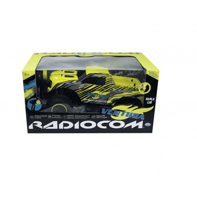 RADIOCOM VENTURA SC. 1 10 modelo controlado por radio Monster truck Motor eléctrico