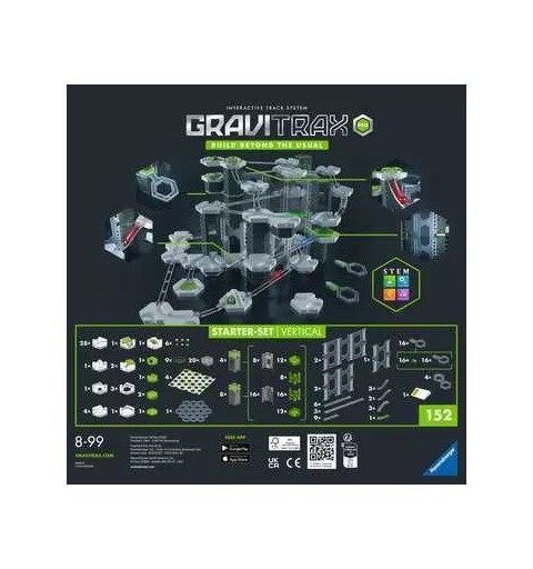 Ravensburger GraviTrax PRO Starter-Set Vertical Jeu de billes