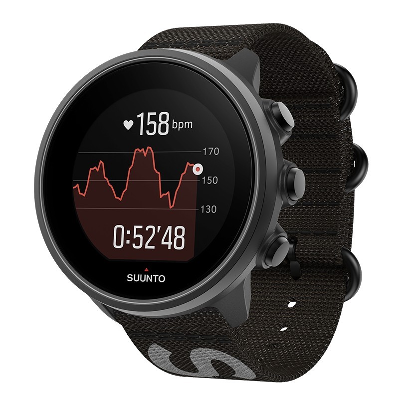 Suunto 9 Baro 3.4 cm (1.34") LED 50 mm Digital 320 x 300 pixels Touchscreen Black GPS (satellite)