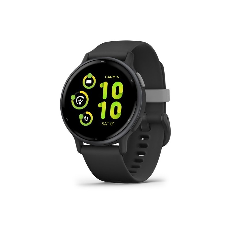 Garmin Vivoactive 5 3,05 cm (1.2") AMOLED Digital 390 x 390 Pixel Touchscreen Schwarz WLAN GPS