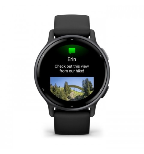 Garmin Vivoactive 5 3,05 cm (1.2") AMOLED Numérique 390 x 390 pixels Écran tactile Noir Wifi GPS (satellite)