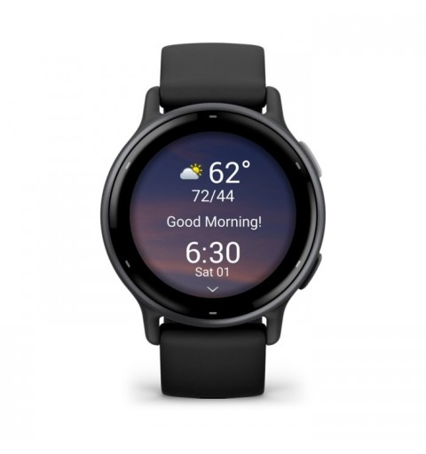 Garmin Vivoactive 5 3,05 cm (1.2") AMOLED Digitale 390 x 390 Pixel Touch screen Nero Wi-Fi GPS (satellitare)
