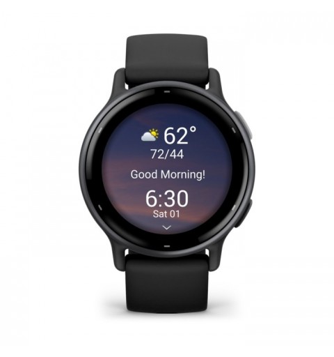 Garmin Vivoactive 5 3,05 cm (1.2") AMOLED Numérique 390 x 390 pixels Écran tactile Noir Wifi GPS (satellite)