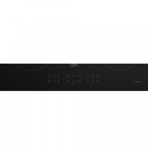Beko HII64200MT piano cottura Nero Da incasso 60 cm Piano cottura a induzione 4 Fornello(i)