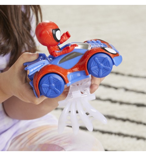 Marvel Spidey e I Suoi Fantastici Amici, set Spidey Web Crawler, action figure di Spidey con veicolo e accessorio, giocattoli ,