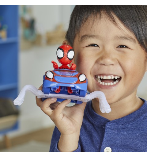 Marvel Spidey e I Suoi Fantastici Amici, set Spidey Web Crawler, action figure di Spidey con veicolo e accessorio, giocattoli ,