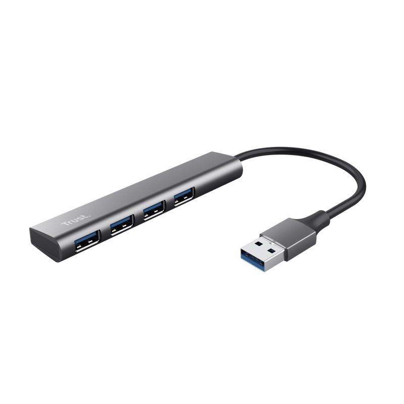 Trust Halyx USB 3.2 Gen 1 (3.1 Gen 1) Type-A 5 Mbit s Noir, Gris